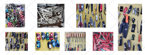 Small Tools & Gadgets. Coming Soon! Pocket knives, multi-tools, nail clippers, scissors, hand tools etc.